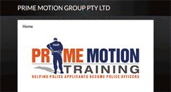 Desktop Screenshot of primemotiongroup.com