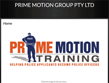 Tablet Screenshot of primemotiongroup.com